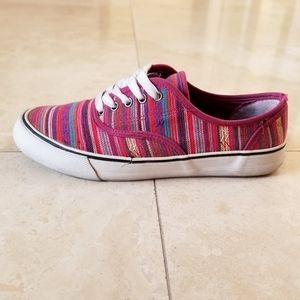 Stripe Canvas Sneakers